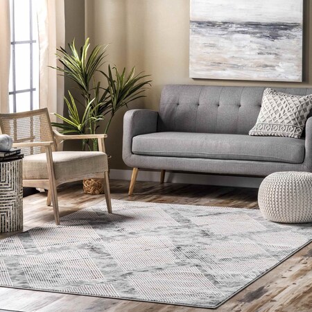 Nuloom Eloise Abstract Trellis Area Rug 5ft x 8ft ERMG03A-508